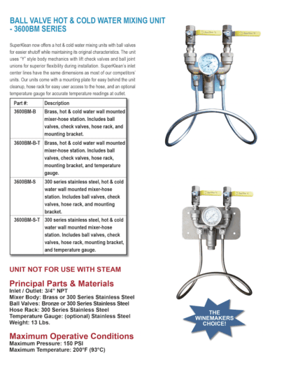 Super Klean 3600 Mixing Station