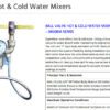 Super Klean 3600 Hot and Cold Water Mixing Station with Globe or Ball Valves in Bronze or Stainless Steel