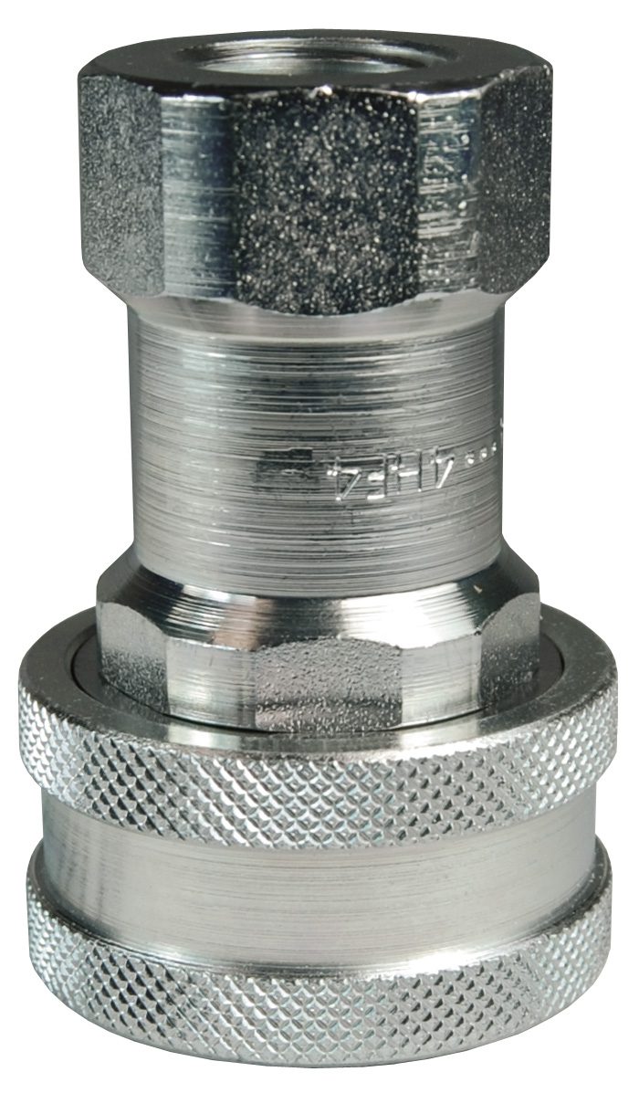 Dixon STFP6SS Stainless Steel 303 Hydraulic Quick-Connect Fitting Plug 3/4 Female Coupling 3/4-14 Straight Thread 